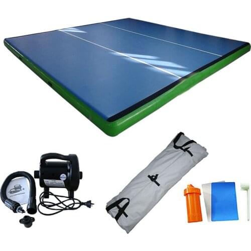 Free Shipping 4*4*0.1M Hot Sale Folding High Jumping Mat Gymnastics Air Training Mat, Inflatable Cheerleading Air Track