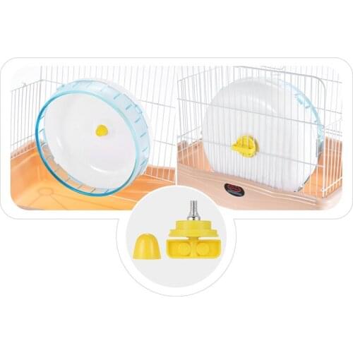 Hamster Running Disc Toy Silent Rotatory Jogging Wheel Pet Sports Wheel Toys STTA889