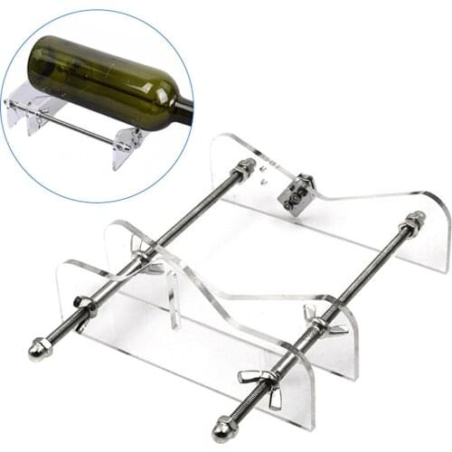 DIY Glass Bottle Cutter Adjustable Sizes Metal Glassbottle Cut Machine Crafting Wine Bottles Household Decorations Cutting Tool