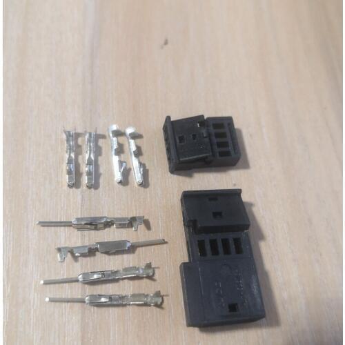 10/20/50/100sets/lot 4 Pin/Way Central Locking Connector Atmosphere Light Plug 8 377 234 AMP TE 968813-1C For BMW E46 E39 E38