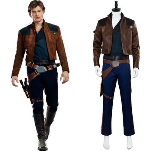 Solo: A Star Cosplay Wa Story Han Solo Cosplay Costume Adult Men Outfit Halloween Carnival Cosplay Costumes High Quality