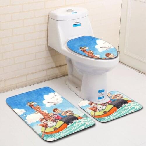 3D painted horse pattern Bath mat Bathroom For bathroom mat in the bathroom Entrance door mat mats in the bathroom set Bath mats