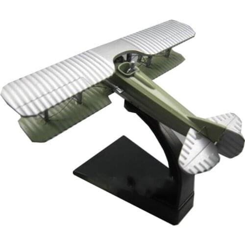 Diecast 1/72 1916 SPAD S.VII Biplane Fighter Model Plain Desktop Decoration Adult Model Airplane Gift