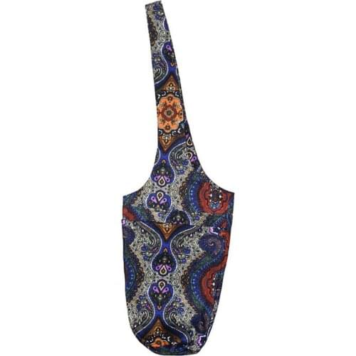 Fashion Yoga Mat Bag Canvas Yoga Bag Large Size Zipper Pocket Fit Most Size Mats Yoga Mat Tote Sling Carrier Fitness Supplies