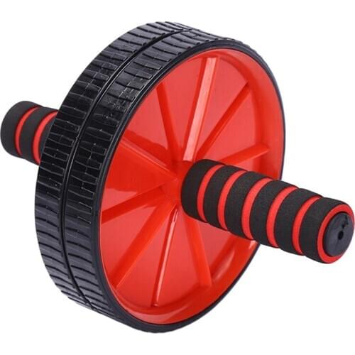 Practical Double-wheeled Updated Ab Abdominal Press Wheel Rollers Gym Exercise For Body Building Fitness Tool Equipment