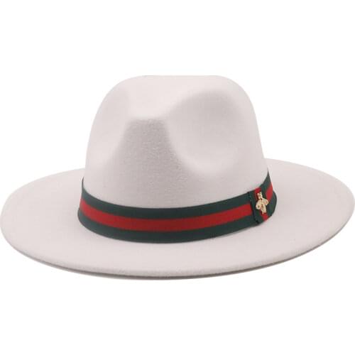 Autumn winter Womens hat fedoras Mens hat felt warm panama hat black chapel Wedding picture fashion Jazz Hat European American