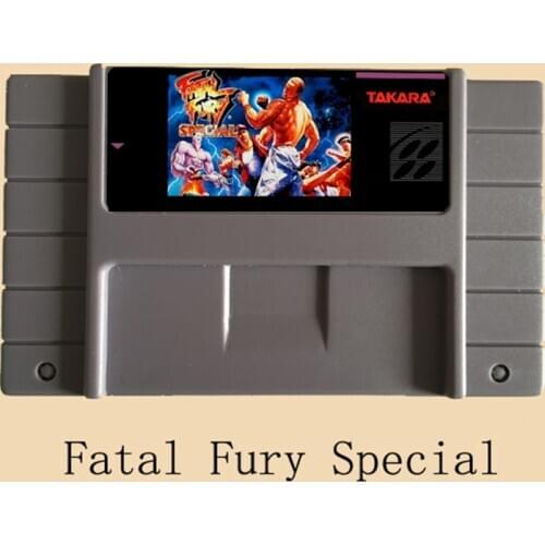 Fatal Fury Special 16 bit Big Gray Game Card For NTSC Game Player