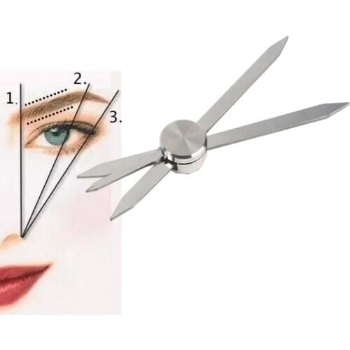 Tattoo supplies permanent makeup eyebrow tattoo measuring ruler caliper eyebrow guide ruler makeup accessories