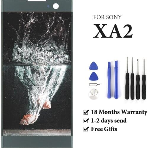 For Sony Xperia XA2 LCD Display With Touch Screen With Frame Assembly Replacement For Sony Xperia LCD H3113 H3123 H3133 H4113