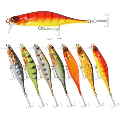 1Pcs 11.74g Swim bait Hard Bait Minnow Fishing Lure 10cm 3D Eyes Good bait wobblers For Fishing Crank baits Swinging Hard Lure