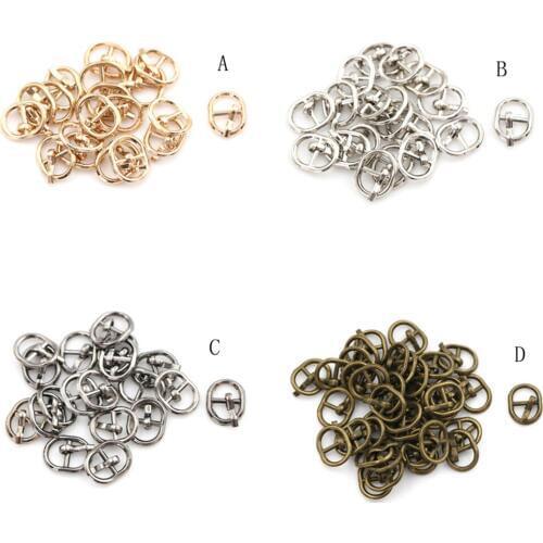 10PCS/lot 5.5MM Diy Doll Buckle Mini Ultra-small Tri-glide Buckle Belt Buckle Doll Bag Buckle Shoes Accessories