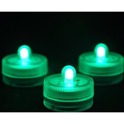 100pcs/lot Multicolor Waterproof Submersible LED Tea Light Candle Light for Wedding Party Christmas Decorations