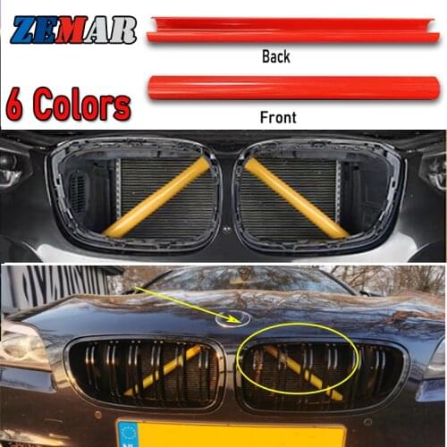 ABS Front Grille Trim Strips Cover Stickers For BMW 5 6 7 Series F10 F11 F07 F12 F13 F06 F01 F02 X2 F39 X1 F48 F49 M Accessories