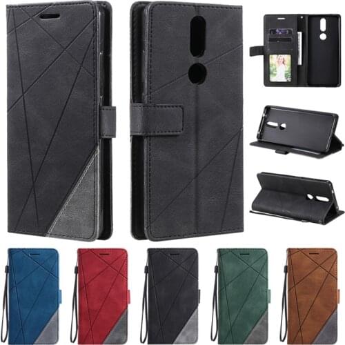 For Nokia 2.4 Case Suede Skin Leather Case on For Coque Nokia 2.4 TA-1277 TA-1275 TA-1274 Cover Magnetic Flip Wallet Phone Cover