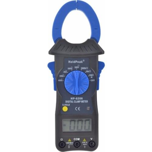 Digital Clamp Meter HP-6206 Multimeter 1999 counts Backlight 200A AC Current AC/DC Voltage Multimeter Voltmeter Ammeter Tester