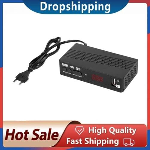 For Monitor Adapter WIFI TV Box Tuner 1080 HD Smart Digital Satellite TV Receiver DVB C T2 DVB USB Support Youtube IPTV