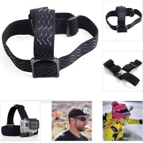 Elastic Headband Belt Headlight Lamp Head Strap For Action Camera Adjustable Camera Accessories