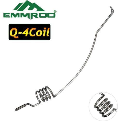 Emmrod Q-4 Coil Fishing Casting Rod End Only Stainless Ocean Boat Fishing Rod Great for Casting Fishing Bait Casting Rod