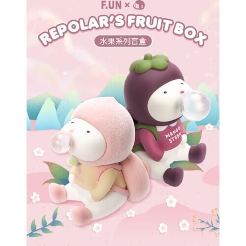 Blind box looking for unicorn Repolar fruit spit bubble tide toy tide play doll hand decoration genuine