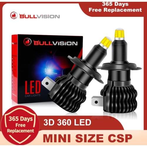 H7 mini led Car headlight bulb 3D 360 H1 9012 HIR2 6000K White led lamp H11 H8 H9 9005 9006 HB4 HB3 Plug and play auto fog light