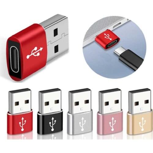 USB To Type C OTG Adapter USB USB-C Male To Micro USB Type-c Female Converter For Macbook Samsung S20 USBC OTG Connector