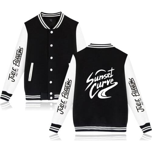 Julie And The Phantoms Jacket Men Girl Baseball Uniform Teens Julie And The Phantoms Jacket Spring Autumn Warm Outwear Oversize