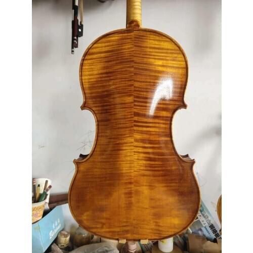 Master 16'' Viola Ornati model european flamed maple back spruce top handmade