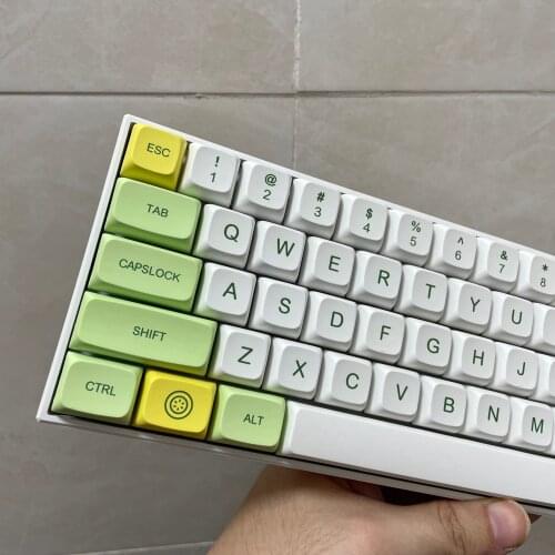 124Keys Banana Keycap PBT Fruit Keycap XDA Mechanical keyboard keys 61/64/68/75/84/87/96/104/108/980