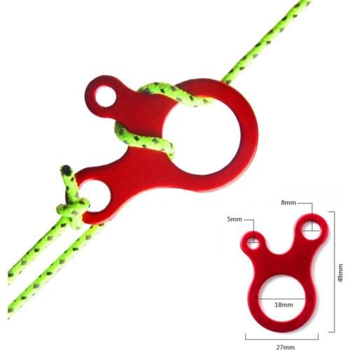 Outdoor Camping Wind Rope Tent Rope Buckles Aluminum Alloy OStopper Wigwam Awning Adjustable Buckle