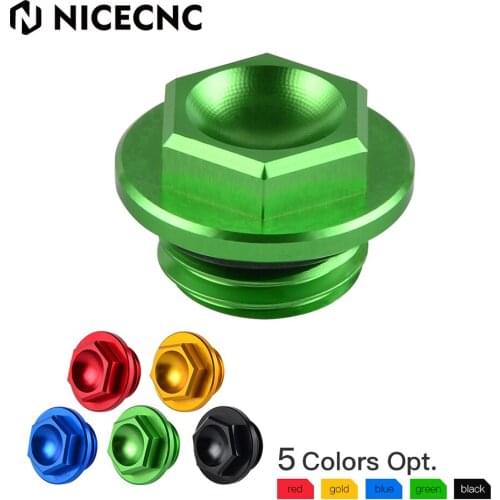 NICECNC Oil Filler Cap Plug Cover For Kawasaki KLX250 KLX 250 93-16 ER-4N NINJA 400R 11-13 1000 Z1000 10-18 VERSYS 650 07-18