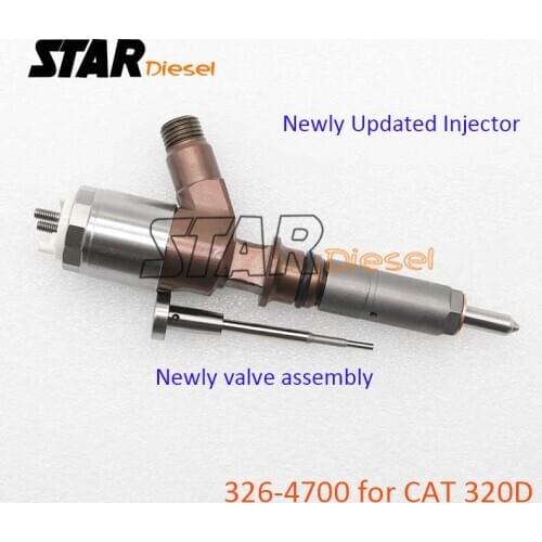 New Update Injector 326-4700 (d18m01y13p4752) Diesel Engine Injector 3264700 New Injector for C6 320d