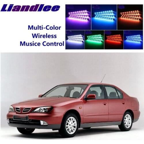 LiandLee For NissanPrimera Primera P11 1995~2002 Car Interior UnderDash FootWell Seat Accent Music Rhythm Ambient Light