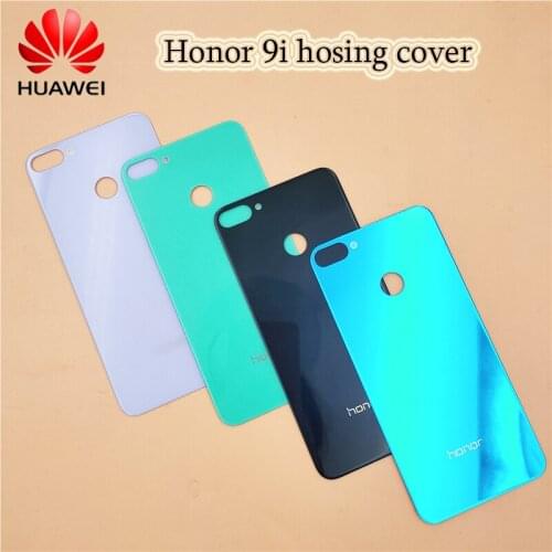 Huawei Honor 9i 8X 3D Glass Battery Cover For Honor 9N Rear Door Hosing Case Repair Panel Shell With Adhesive Stickers Logo