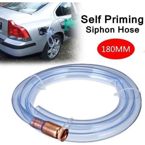 Universal Manual Straw Tool Gas Siphon Pump Gasoline Fuel Water Shaker Siphons Safeties Self Priming Hose Flexible Plumbing Pipe