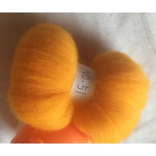 WFPFBEC 70s Australia COMBED 100% WOOL fiber merino diy wool for neddles felting 50g 100g 200g 300g 500g NO.51