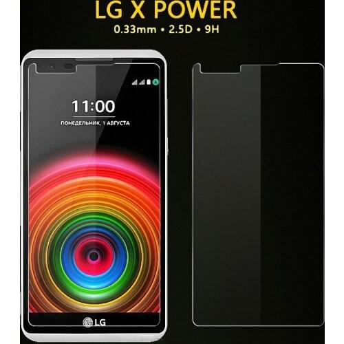 For LG X power Tempered Glass Screen Protector Guard Film For LG X power F750K K450 K220DS K220 LS755 US610 5.3-inch Glass Film