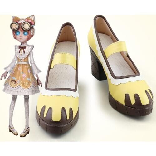 Identity V Japanese Anime Game Cosplay Shoes Jolyne Cujoh Harujuku Tracy Reznik Women Cos Lolita Female High Heel Shoe