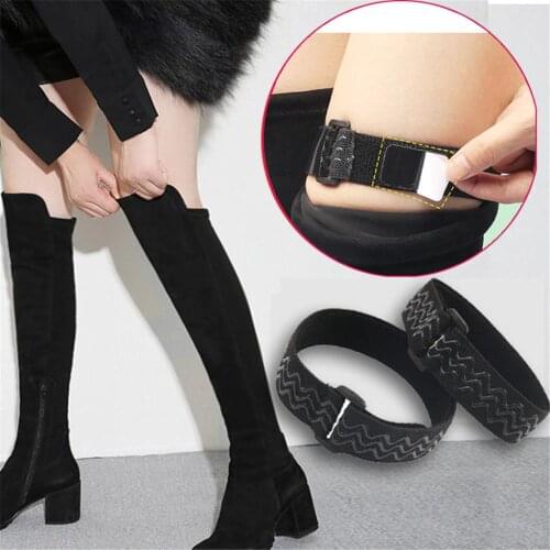 Women Shoelaces Boots Belt Strap Elastic Shoe Laces Lock Holding Loose Boot Belt Adjustable Adhesive Tape Shoes Accessories#p7