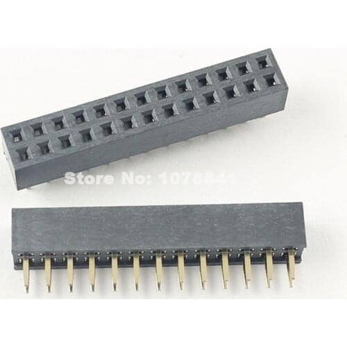 20pcs 2mm 2.0mm Pitch 2x13 Pin 26 Pin Female Dual Straight Header Strip H=4.3mm