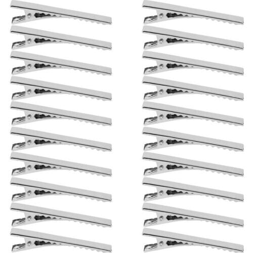 20pcs 55mm Crocodile Alligator Teeth Clips Hair Bows Pinch DIY Accessories Best selling