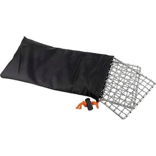 2021 New Outdoor Cooking Barbecue Wire Mesh 304 Stainless Steel BBQ Grill Mat Multifunction Grill Cooking Grid Grate Grill Mesh