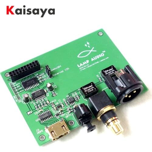 Amanero XMOS Digital Interface USB to I2S IIS Coaxial Fiber HDMI AES SPDIF Output Board for hifi amplifier