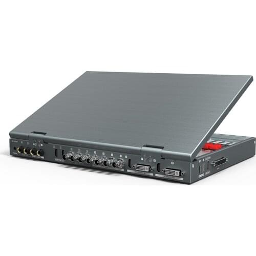 AVMATRIX Audio Visual Foldable Professional 6 Channel Portable Video Switcher Mixer with Recorder