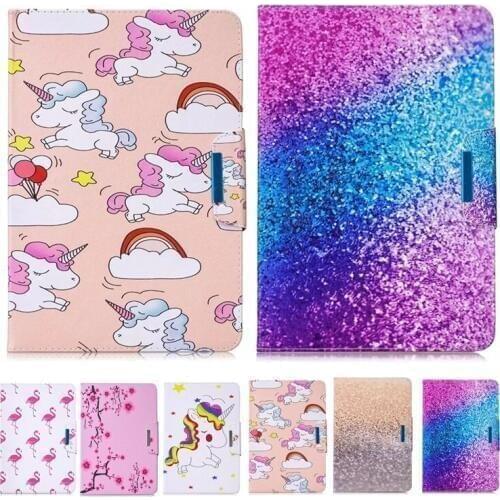 Tablet Case 7 inch Universal For Lenovo Tab 3 Unicorn Flamingo Cover For Samsung Amazon 7 inch Funda Tablet 7 Pulgadas Universal