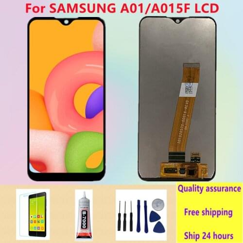 Original 5.7'' Display For Samsung Galaxy A01 A015 LCD Display With Touch Screen Digitizer A015F A015G A015DS Assembly