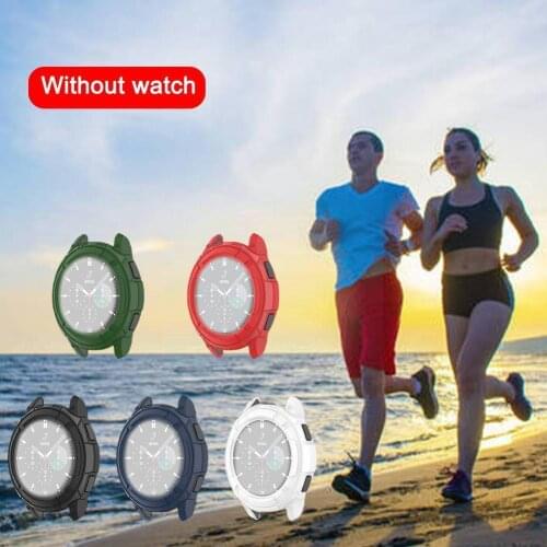 For Samsung Galaxy Watch4 Classic Watch Armor Protective Case Replacement Case Case 42mm 46mm Protective Rotatable Y9D4