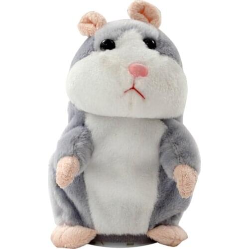 Electronic Talking Hamster Plush Toys Best Early Educational Toy Christmas Gift Speaking Sound Stuffed Electric Pets