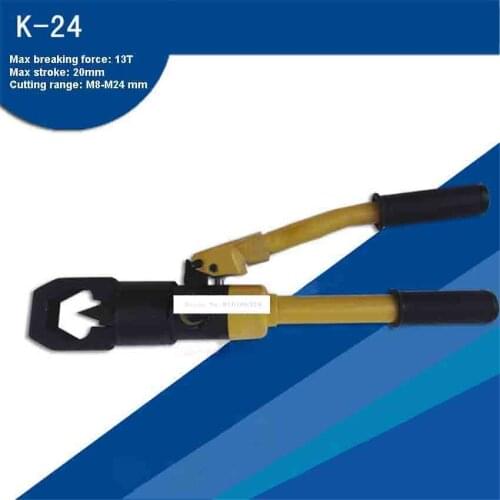 Hot Recommend! Hydraulic Cutting Tools Screw Cutter Tools/ Integral Hydraulic Nut Cutter K-24 With Cutting Range Of M8-M24 mm