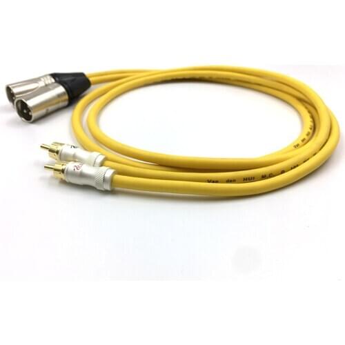 HIFI Stereo Audio Cable Dual RCA Male To XLR Male Cable 2 XLR To 2 RCA Plug For Audio Connection Of Microphone Mixer Headphone