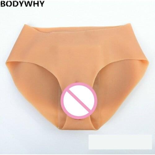 Silicone Triangle Buttocks Pants Silicone Butt Buttocks New Fake Hips Crossdress Fake Butt Bodysuit